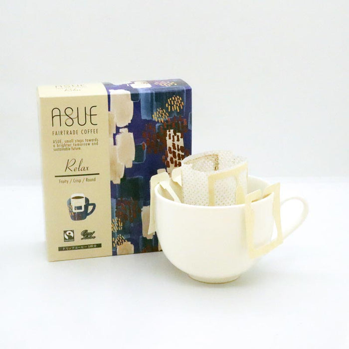 ASUE Fairtrade Coffee Relax  ドリップコーヒー 5杯分
